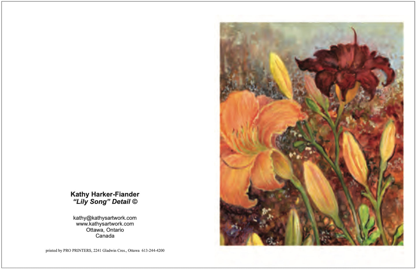 F17 Lily Song (Detail)