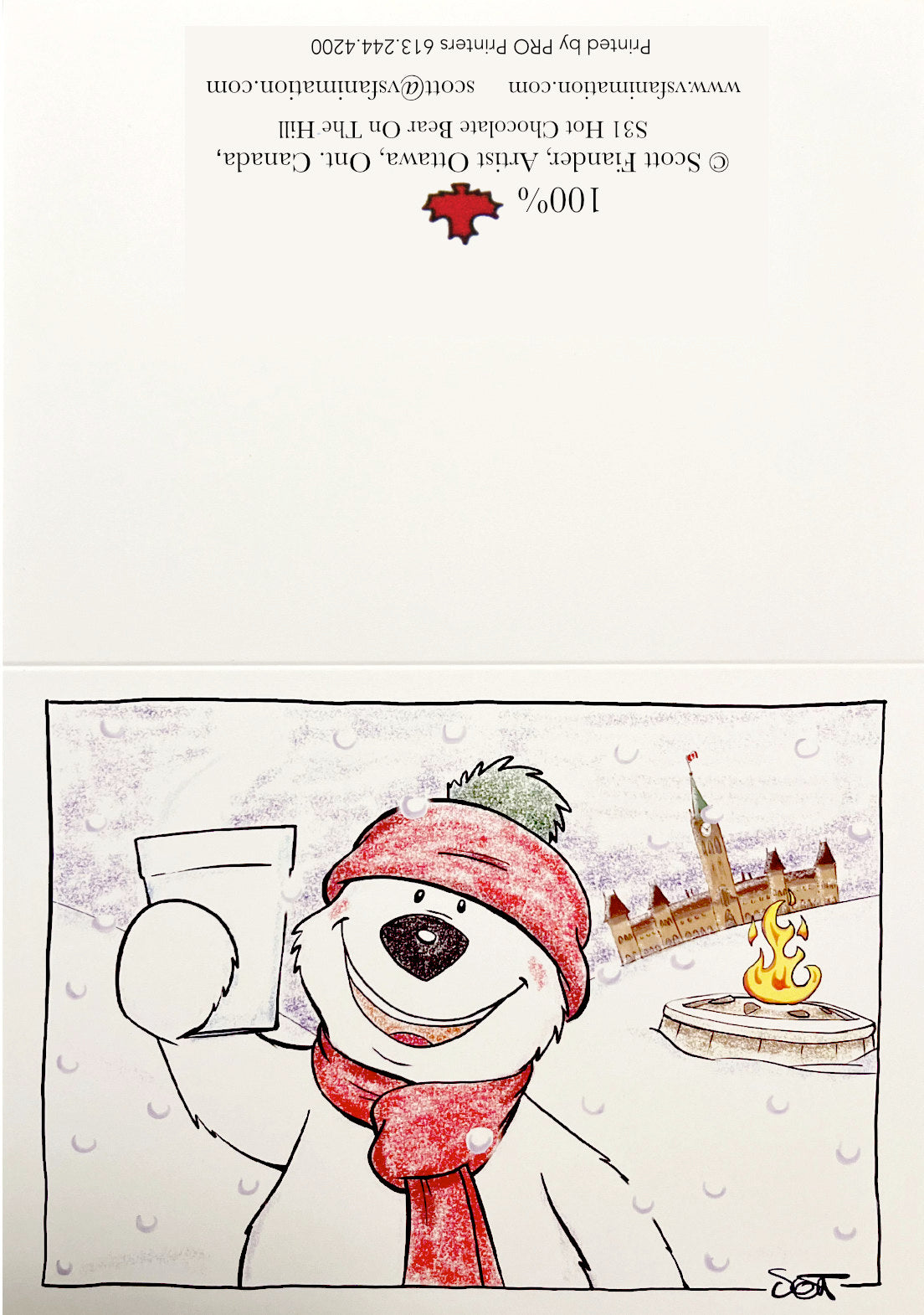 S31 Hot Chocolate Bear On The Hill